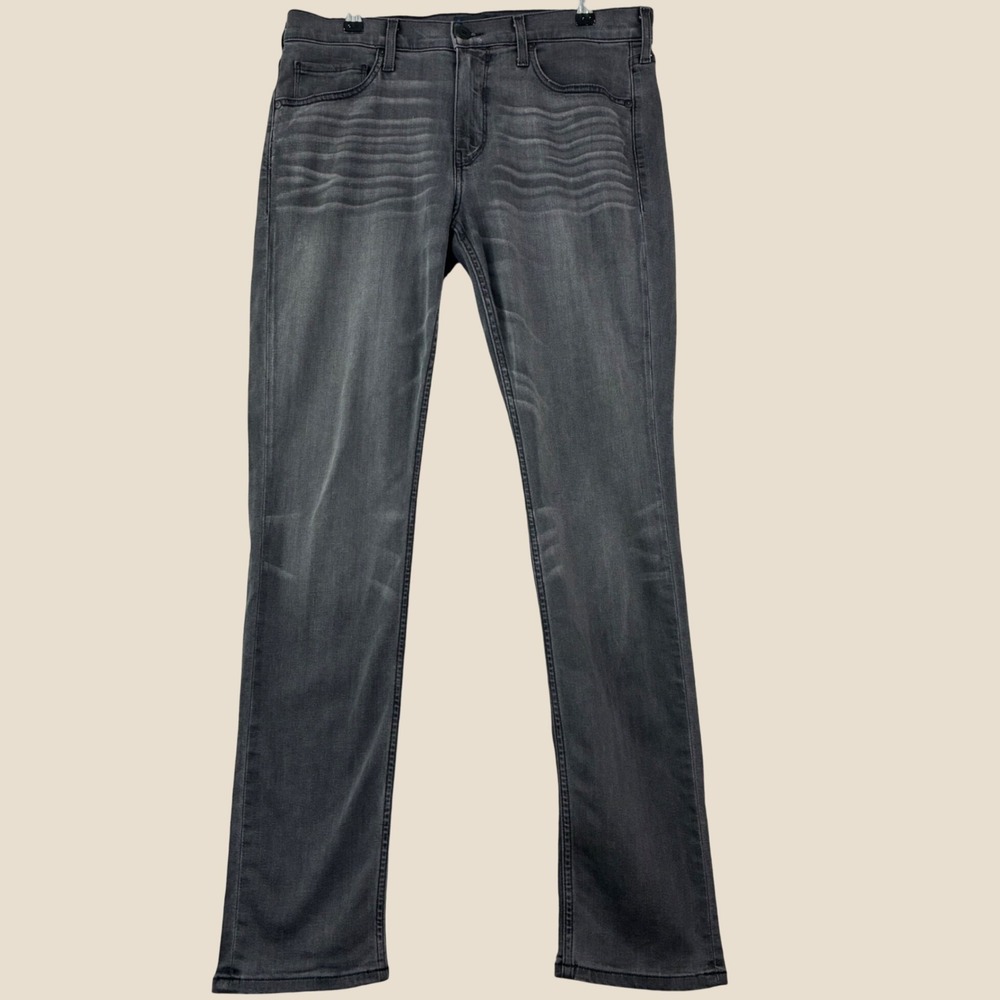 Paige Lennox Size 33 Charcoal Slim Fit Stretch Jeans Sheldon Wash Urban Modern